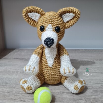 Cerys the Corgi - UK Terminology - Amigurumi