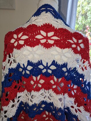 The American Star Lace Shrug