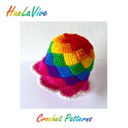 Baby Checkered beanie by HueLaVive