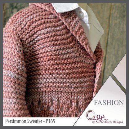 Persimmon Sweater - P165