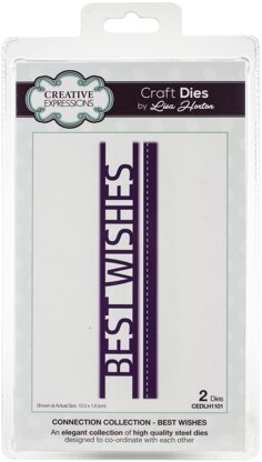 Creative Expressions Connection Collection Craft Die - Best Wishes