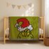 Grinch Baby Blanket C2C CROCHET PATTERN Green Face Lapghan Grinchmas Afghan