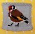 Garden Birds Intarsia Squares