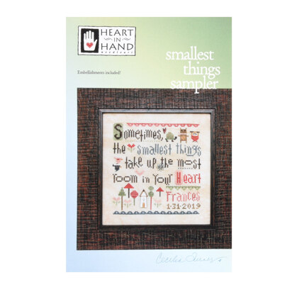 Heart in Hand Smallest Things Sampler - HH467 -  Leaflet