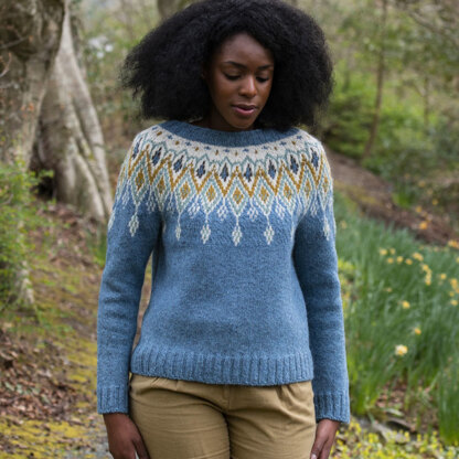 Seacross Sweater in The Fibre Co. Lore - Downloadable PDF