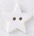 Mill Hill Button 86391 - Very Small Star - Matte White