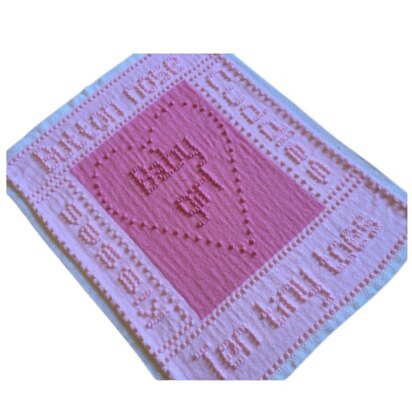 Ten Tiny Toes BOY or GIRL Baby Blanket - knitting pattern