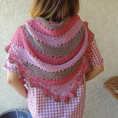 Elegant Striped Shawl