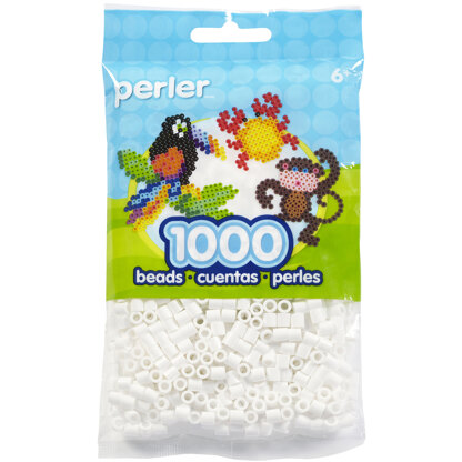 Perler Beads 1,000/Pkg - White