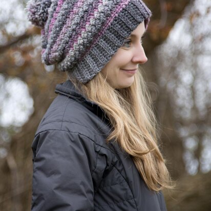 Verity Beanie Slouch Messy Bun