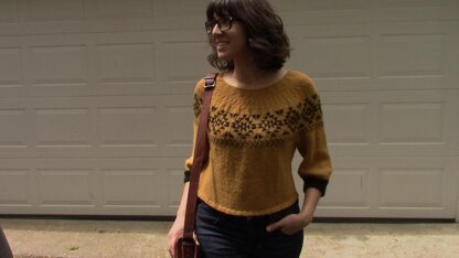 Geometric Yoke Sweater