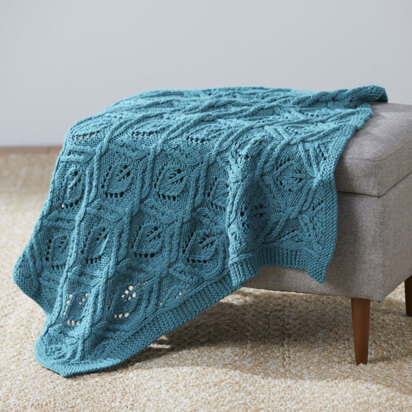 Lacebark Blanket in Valley Yarns Haydenville Bulky - 871 - Downloadable PDF - knitting pattern