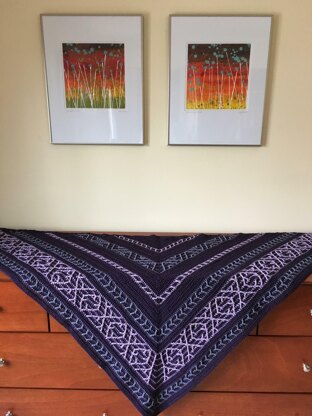 Purple Propinquity Shawl