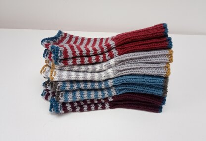 Autumn fingerless gloves