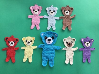 Adult Teddy Bear Appliqué