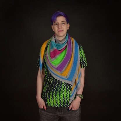 Laser Tag Shawl