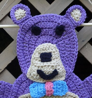 Baby Bear Wall Hanging, Applique