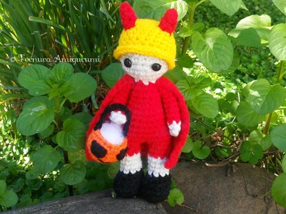 Crochet pattern Halloween devil