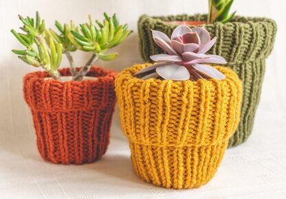 Plant Pot Baskets in Stylecraft Special Chunky