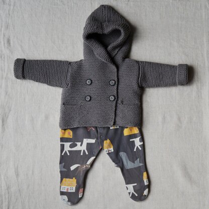 Marlow Hooded Baby Coat