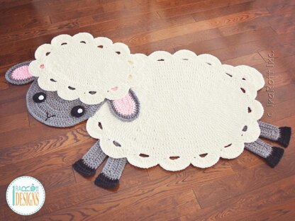 Baa Baa Easter Lamb Rug