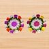Crochet Lotus Flowers Coaster Pattern (PDF Download + Video Tutorial).