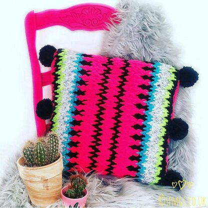 Cabo Boho Spike Stitch Cushion