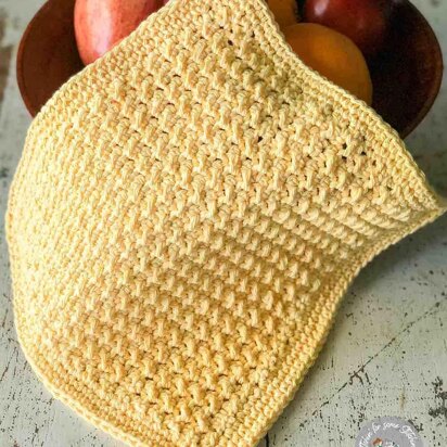 Sunny Days Crunch Stitch Dishcloth