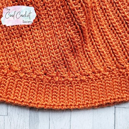 Swirled Pumpkin Hat