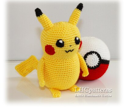 Pikachu Pokemon Crochet Pattern Crochet pattern by Kristine Kuluka