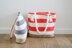 Striped beach bag