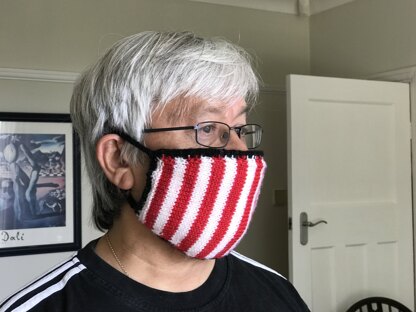 Knitted Mask in Football Colours