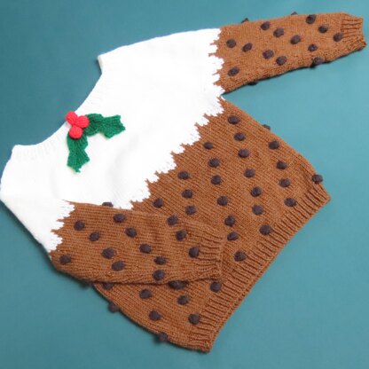 Kid's Christmas Pudding Jumper