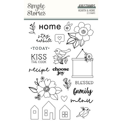 Simple Stories Hearth & Home - Stamps