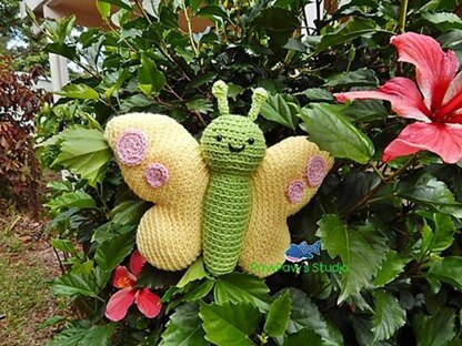 Amigurumi Butterfly Pattern No.61