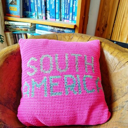 South America Montessori Pillow