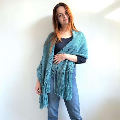 Sea Sparkle Poncho/Wrap