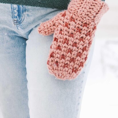 Knit-Look Morning Mittens