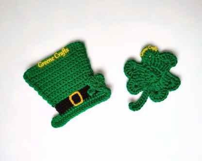 St. Patrick's Day Crochet Coaster Bundle