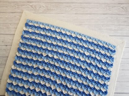 Frozen Hearts Baby Blanket