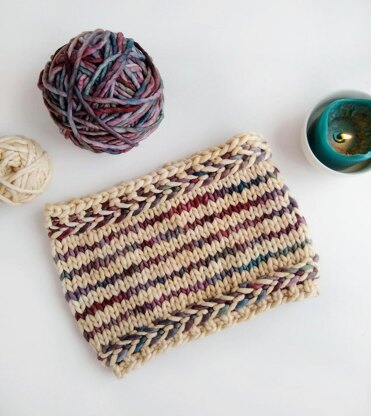 Banded Braids Cowl