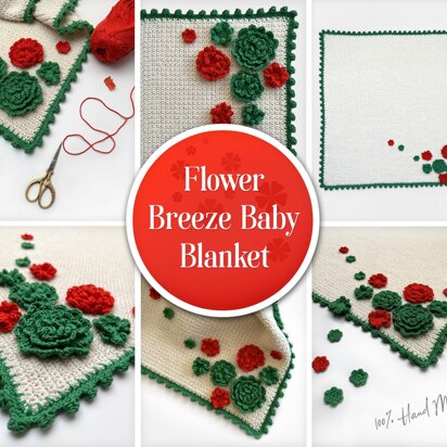 Flower Breeze Baby Blanket