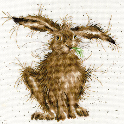 Bothy Threads Hare Brained Cross Stitch Kit - 26cm x 26cm
