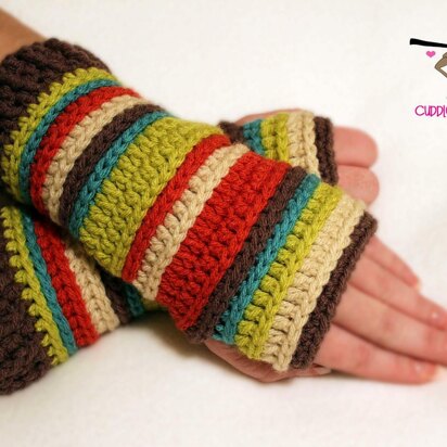 Inside-Out Fingerless Gloves