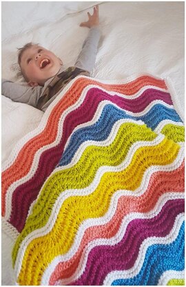 Over The Rainbow Toddler Blanket