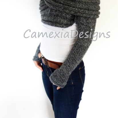 Wrap Around Shrug with Sleeves