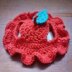 Crochet halloween pumpkin hat for cats