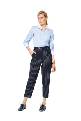 Burda Style Misses' Highwaisted Pants B6332 - Paper Pattern, Size 8-18