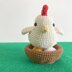 Olive the Chicken amigurumi crochet pattern