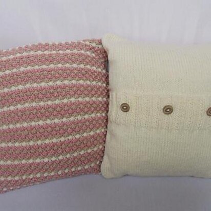 Bobble Stripe Aran Cushion Cover